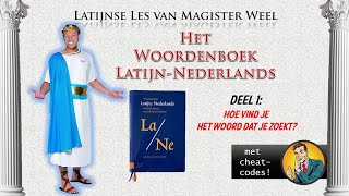 Het Woordenboek Latijn  Nederlands deel 1 Latijn van Magister Weel deel 49 [upl. by Yclek]