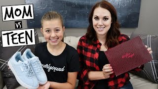 BACK TO SCHOOL SHOE SHOPPING HAUL MOM vs TEEN [upl. by Aniretak]