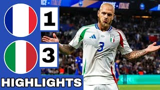 🔵France vs Italy 13 Extended HIGHLIGHTS  UEFA Nations League [upl. by Mensch]