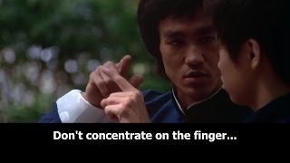 Bruce Lee  finger pointing at the moon commentary in description [upl. by Aseefan]