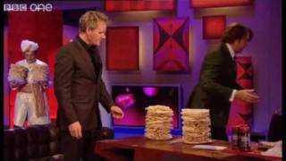 Poppadom Tower  Friday Night with Jonathan Ross  BBC One [upl. by Ettennaj]