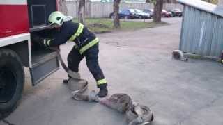 Russian volunteer firefighters training [upl. by Daiz]