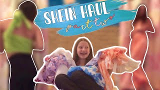 HUGE 2020 Shein haul  tie dye crop tops sweatpants cute teen clothes [upl. by Airlee]