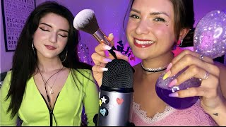 ASMR Friend Tries To Give Me Tingles ft ASMR Miss Mi [upl. by Llehcal]