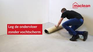 Leginstructie Isosilence met tape  Online Vloeren Specialist [upl. by Ariait822]