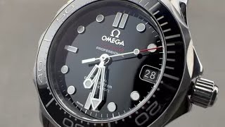 Omega Seamaster Professional Diver 300M MidSize 21230362001002 Omega Watch Review [upl. by Adnawuj877]