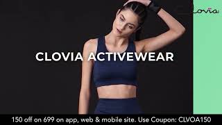 Clovia Play Collection  Activewear at 60 off [upl. by Netsua]