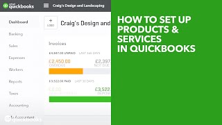 How to Set up Products amp Services in QuickBooks [upl. by Vel]