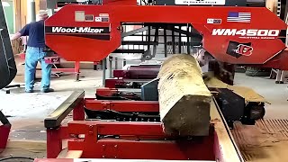 🚩Biggest WM4500 Industrial Sawmill Woodworking Industrial Sawmill Equipment  WoodMizer [upl. by Aical]