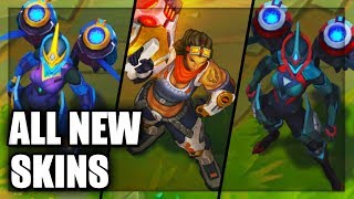 All New Skins Final Update Bullet Angel KaiSa Resistance Illaoi  Chroma Skins League of Legends [upl. by Learsi]