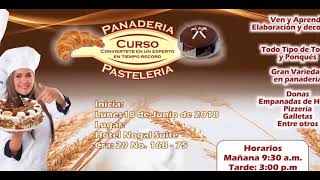 Curso de Panadería y Pastelería  Pasto [upl. by Ecnerrat324]