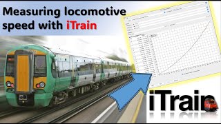 Measuring train speeds with iTrain [upl. by Erbma]