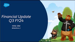 Salesforce CRM Q3 2023 Earnings Presentation [upl. by Metts]