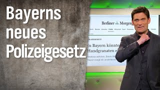 Das neue bayerische Polizeigesetz  extra 3  NDR [upl. by Dominica]