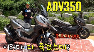 혼다 ADV350 포르자350과 번갈아 타보니 이러다 다 죽어 ADV350 포르자350 [upl. by Ailemak]