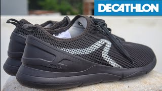 Decathlon shoesdecathlon shoes pw100decathlon shoes new feel  Men Walking Shoes PW 100  Black [upl. by Alyhc]