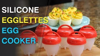 Silicone Egglettes Egg Cooker  TheEliteTrends [upl. by Nemraciram86]