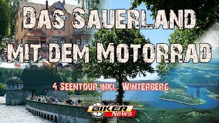 Mit dem Motorrad durch das Sauerland 4 Seentour inkl Winterberg [upl. by Eardnaed]