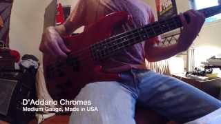 DAddario Chromes Flat Wound Bass Strings [upl. by Atkinson]