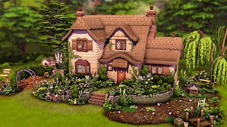 Country Family Cottage  The Sims 4 Speed Build [upl. by Ikcaj]