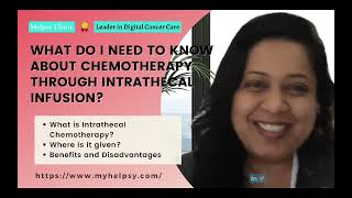 What Do I Need to Know About Chemotherapy Through Intrathecal Infusion [upl. by Dorin]