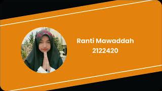 RANTI MAWADDAH 2122420 [upl. by Ycart244]