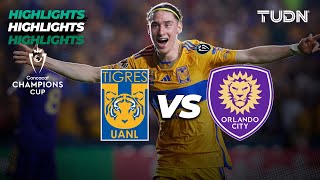 HIGHLIGHTS  Tigres 4422 Orlando City  CONCACHAMPIONS 2024  TUDN [upl. by Yhtomit]