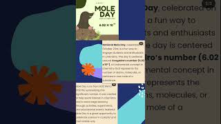 Mole Day  mole shorts viralshort shortsfeed [upl. by Mehala889]