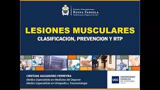 LESIONES MUSCULARES  DR FERREYRA [upl. by Aruasi]