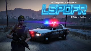 Basic LSPDFR Tutorial  No other mods  2024 [upl. by Acinad804]