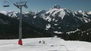 Vidéo ski Alpes Chapelle dAbondance [upl. by Asoramla651]