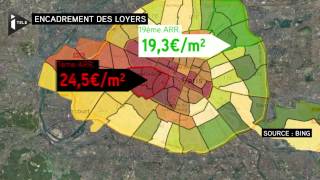 Lencadrement des loyers à Paris entre en vigueur le 1er août [upl. by Eelannej486]