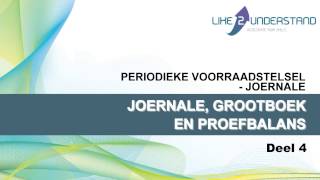 PERIODIEKE VOORRAADSTELSEL JOERNALE   4 JOERNALE GROOTBOEK EN PROEFBALANS [upl. by Eendyc]