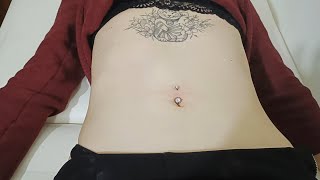 Navel piercing  Belly button piercing [upl. by Ossy586]