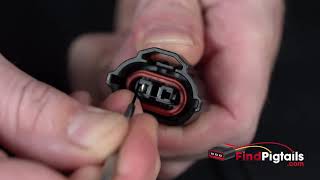 Repair and DePinRePin Automotive Connector Pigtail Plug Fog lamp and headlight pigtail plug [upl. by Radek341]