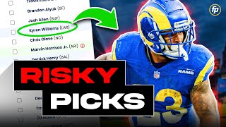 10 RISKY Players to Target or Avoid in Drafts 2024 Fantasy Football [upl. by Annawt]