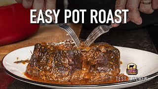 Easy Dutch Oven Pot Roast Recipe [upl. by Rede]