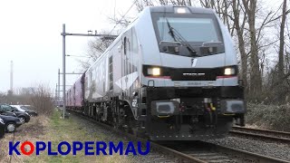 RFO Stadler Euro 9000 met staaltrein langs Beverwijk aansluiting [upl. by Trudi558]