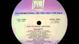 The Pointer Sisters  Insanity Hurleys ClubDub [upl. by Furnary]