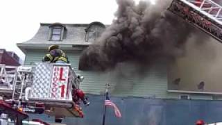 8alarm fire in Marlborough [upl. by Nyltac]