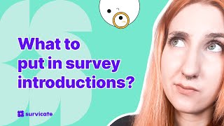 Introduction to a survey [upl. by Ioj]