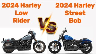 Comparing the Low Rider S Low Rider ST and Street Bob 114 [upl. by Moscow]