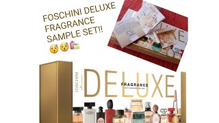 DELUXE FRAGRANCE BOX SAMPLES FROM FOSCHINI  PERFUME  SOUTH AFRICAN YOUTUBER  Bernice Motsumi [upl. by Jovitta868]