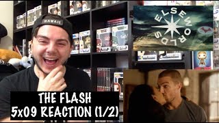 THE FLASH  5x09 ELSEWORLDS PART 1 REACTION 12 [upl. by Amsirahc]