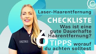 Checkliste Dauerhafte Haarentfernung 6 wichtige Tipps [upl. by Solrac874]