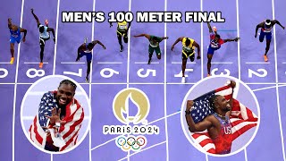 Noah Lyles Wins Gold in Men 100 meter Race in photo finish [upl. by Volney588]