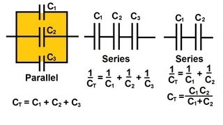 Physics 39 Capacitors 3 of 37 Capacitors in Series and Parallel 14 [upl. by Boonie]