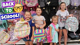 HUGE BACK TO SCHOOL SHOPPING TRIP WITH MY SISTERS SCHOOL SUPPLIES 2018 [upl. by Vachill]