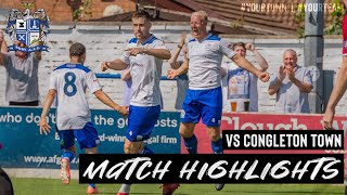 VS Congleton Town H 14 August 2022 Match Highlights  Bury AFC [upl. by Isabella]