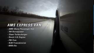 AWD Turbo LSX quotAMS Expressquot Van  12 Second 700hp [upl. by Elnar770]